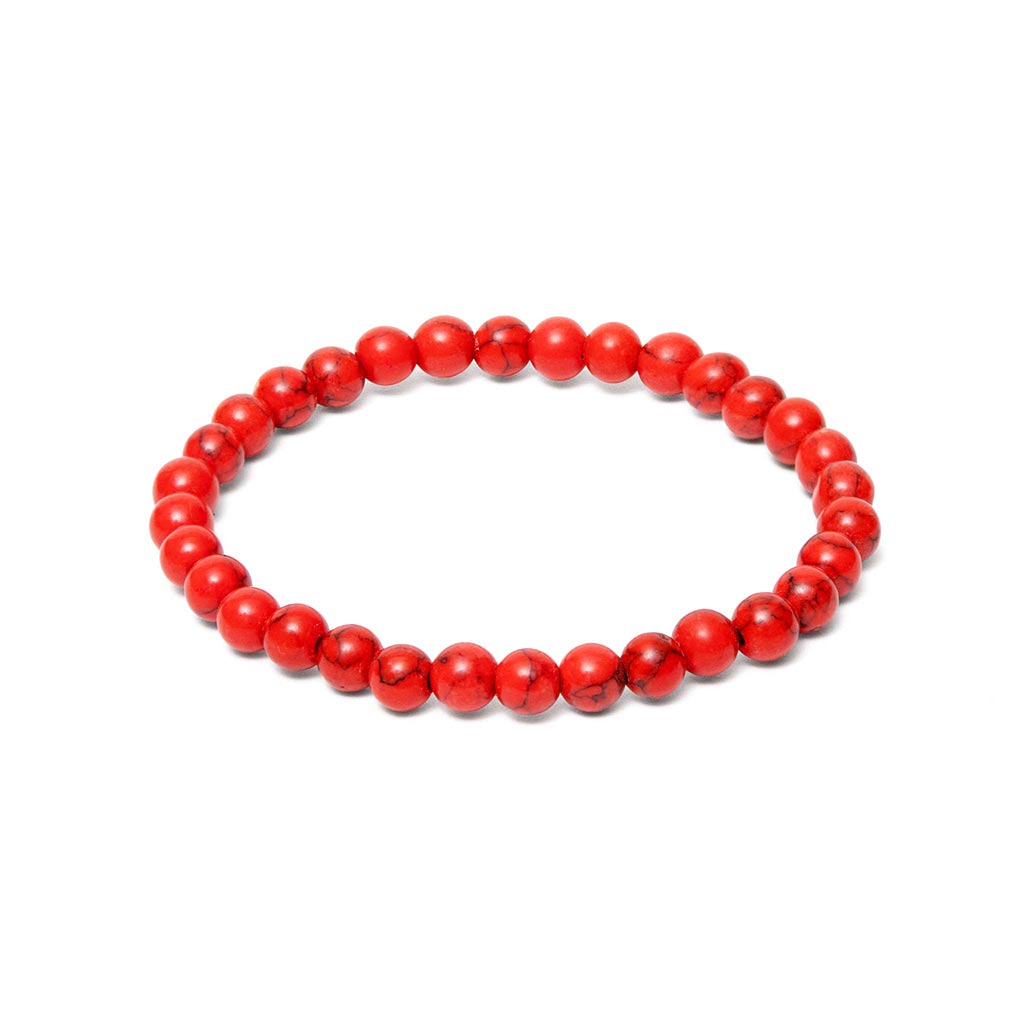 Pulsera Howlite 6mm