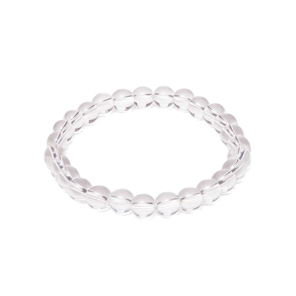 Pulsera Cristal de Roca 8mm