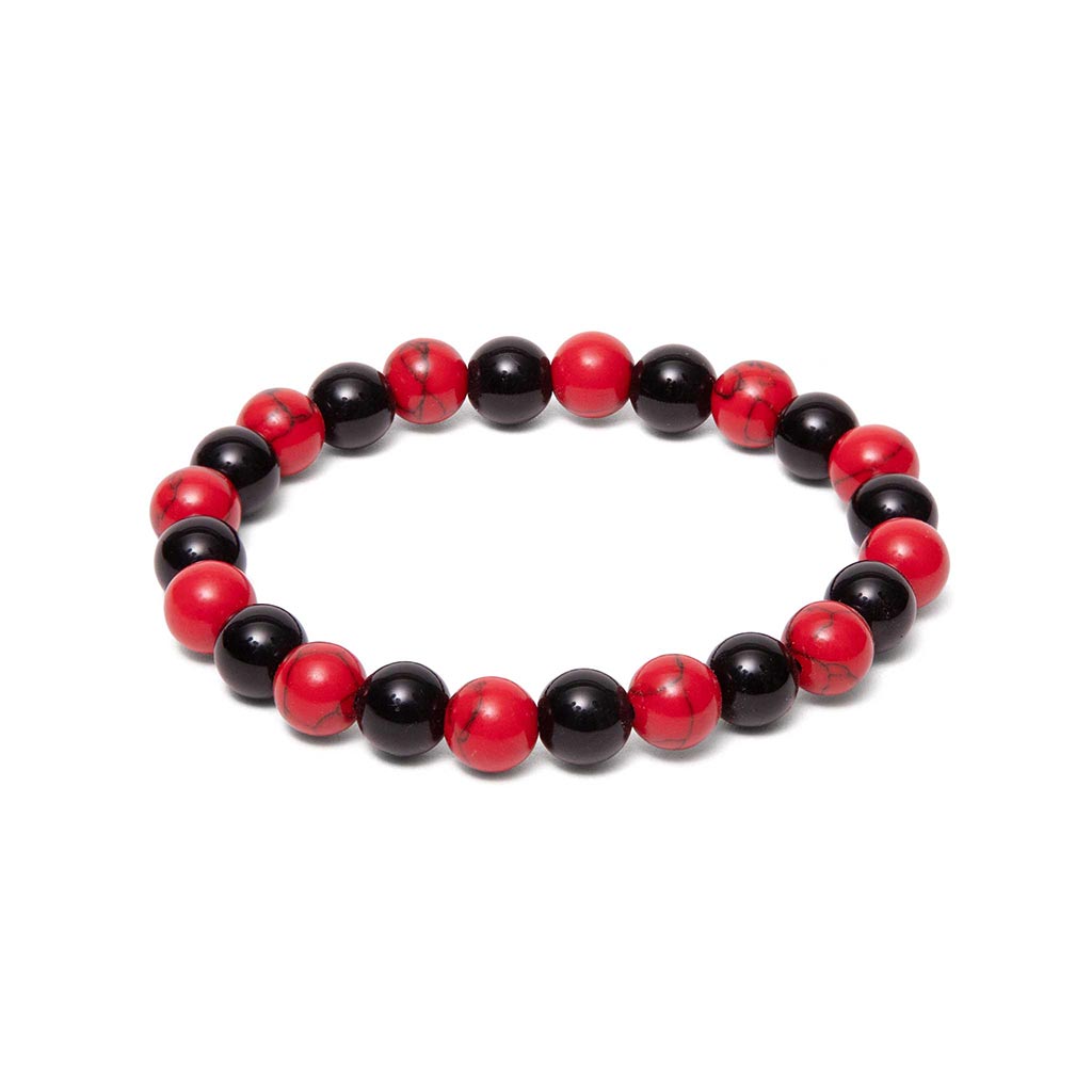 Pulsera de Howlite & Onix 8mm