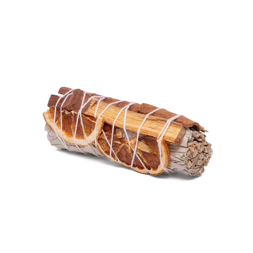 Sahumerio de Romero, Canela, Palo Santo y Naranja
