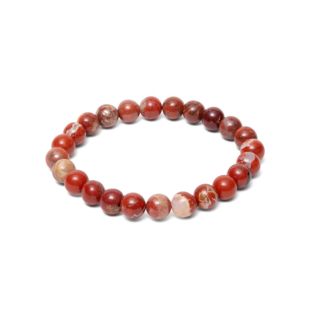 Pulsera Jaspe Rojo 8mm