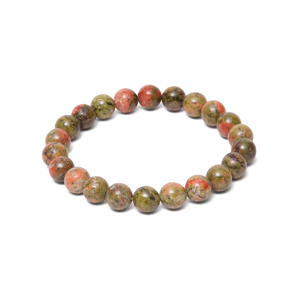 Pulsera de Unakita – Equilibrio, Visión y Sanación del Corazón