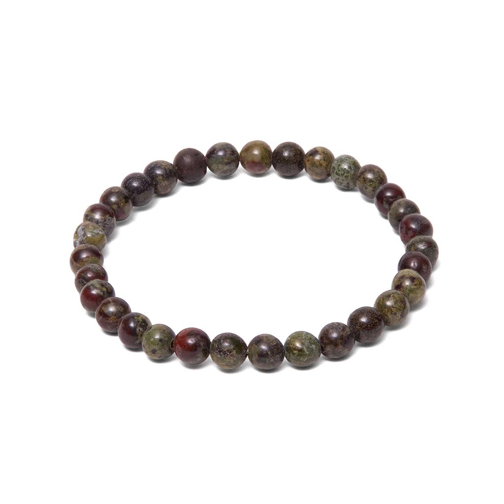 Pulsera de Piedra Sangre – Fuerza, Vitalidad y Pasión