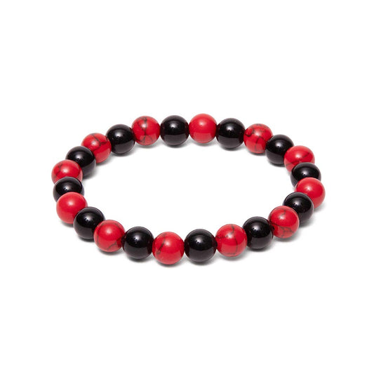 Pulsera de Howlite & Onix 8mm