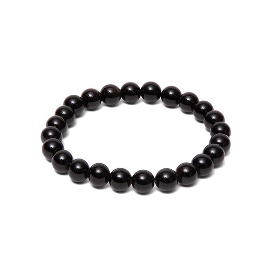 Pulsera Obsidiana Dorada 8mm