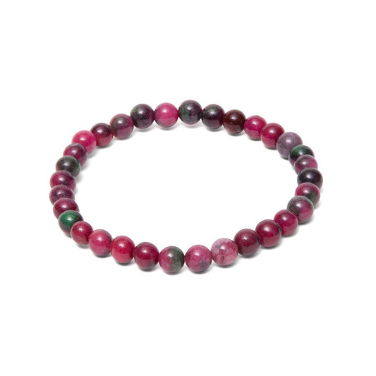 Pulsera Rubí Zoisita 6mm